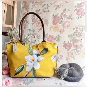 Ateni Yellow Magnolia Lolita Tote